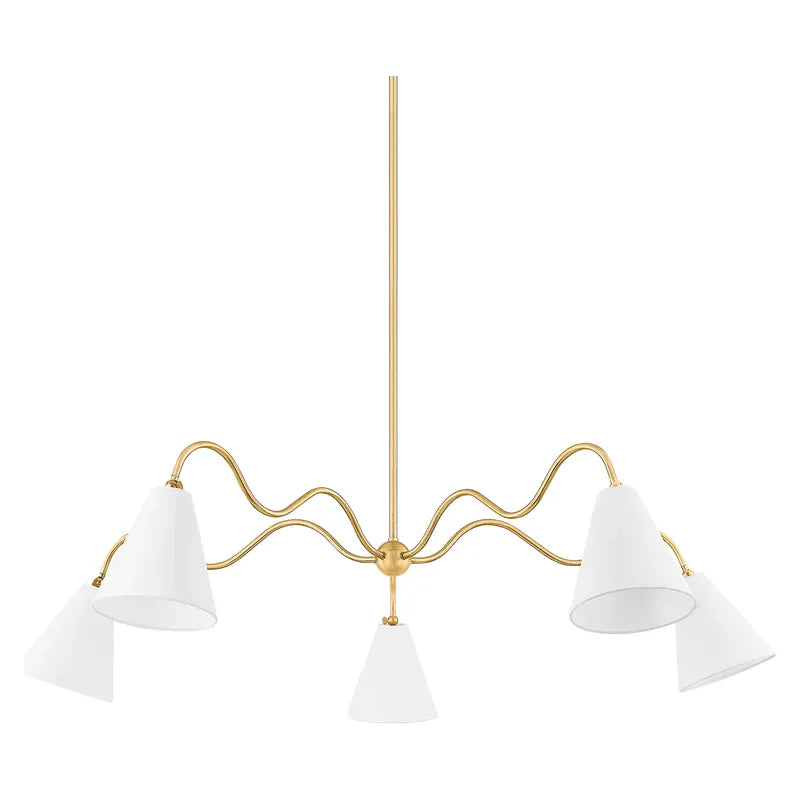 Mitzi - Onda Chandelier - H699805-AGB | Montreal Lighting & Hardware