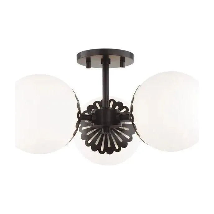 Mitzi - Paige Semi Flush Mount - H193603-AGB | Montreal Lighting & Hardware