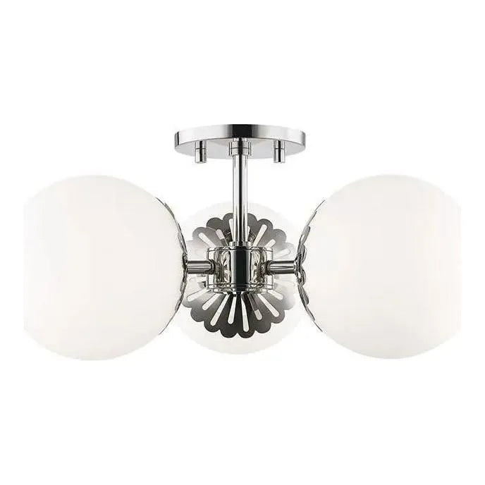 Mitzi - Paige Semi Flush Mount - H193603-PN | Montreal Lighting & Hardware
