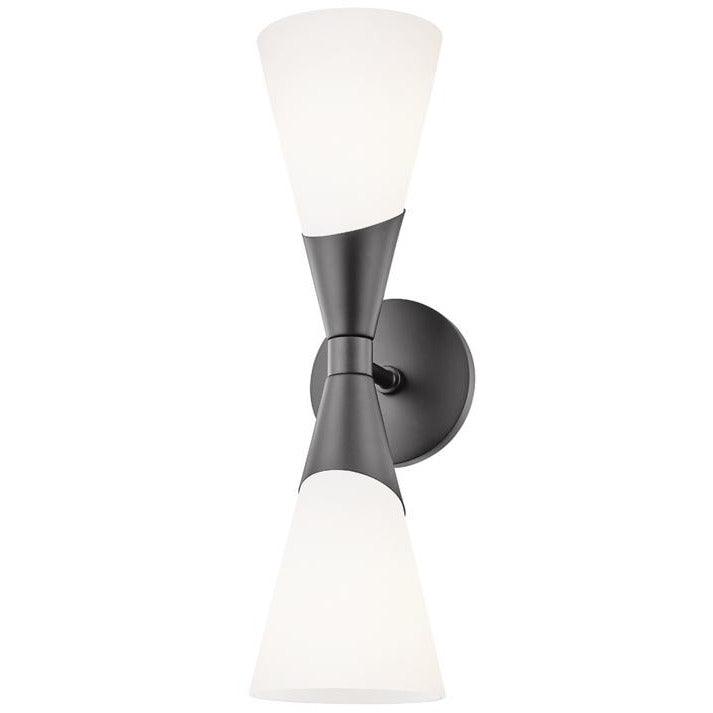 Mitzi - Parker Double Wall Sconce - H312102-BLK | Montreal Lighting & Hardware