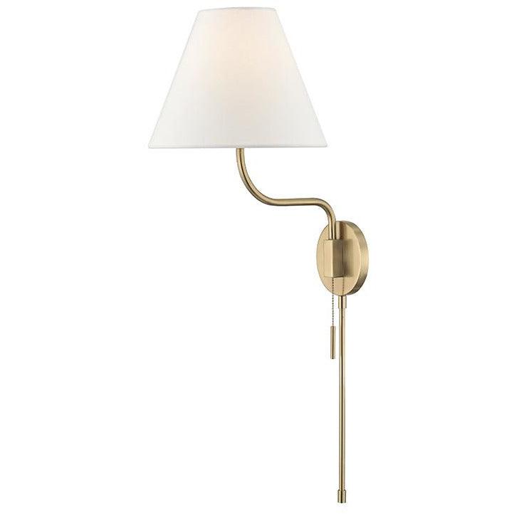 Mitzi - Patti Wall Sconce With Plug - HL240101-AGB | Montreal Lighting & Hardware