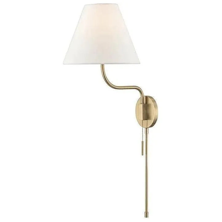 Mitzi - Patti Wall Sconce With Plug - HL240101-AGB | Montreal Lighting & Hardware
