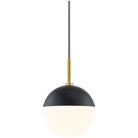Mitzi - Renee Pendant - H344701-AGB/BK | Montreal Lighting & Hardware