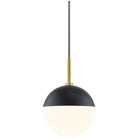 Mitzi - Renee Pendant - H344701-AGB/BK | Montreal Lighting & Hardware