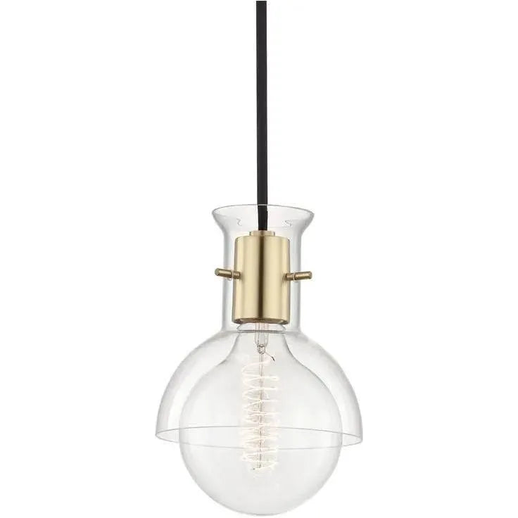 Mitzi - Riley Glass Pendant - H111701G-AGB | Montreal Lighting & Hardware