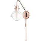 Mitzi - Riley Plug-In Glass Wall Sconce - HL111101G-POC | Montreal Lighting & Hardware