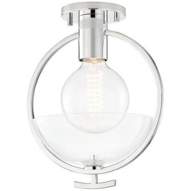 Mitzi - Ringo Semi Flush Mount - H387601-PN | Montreal Lighting & Hardware