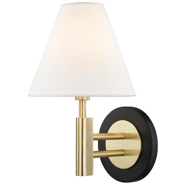 Mitzi - Robbie Wall Sconce - H264101-AGB/BK | Montreal Lighting & Hardware