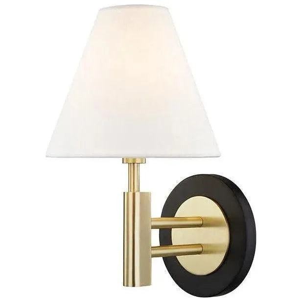 Mitzi - Robbie Wall Sconce - H264101-AGB/BK | Montreal Lighting & Hardware