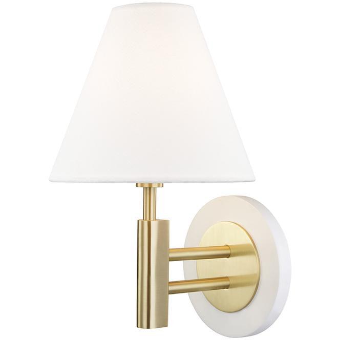 Mitzi - Robbie Wall Sconce - H264101-AGB/WH | Montreal Lighting & Hardware