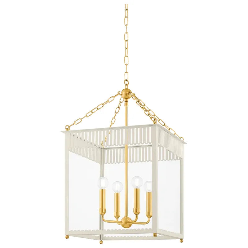 Mitzi - Rosalie Lantern - H932704L-AGB/SCR | Montreal Lighting & Hardware