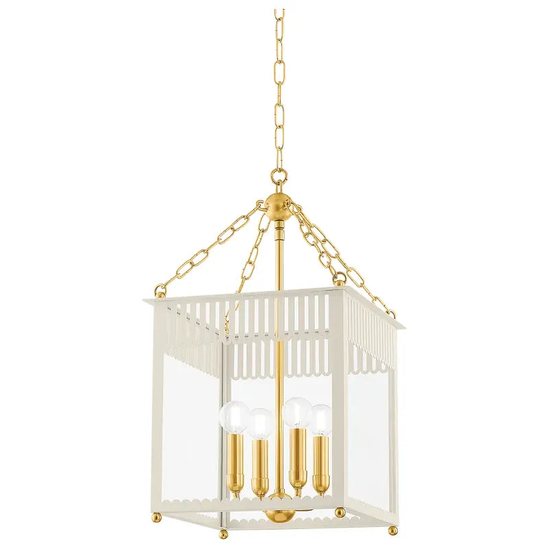 Mitzi - Rosalie Lantern - H932704S-AGB/SCR | Montreal Lighting & Hardware