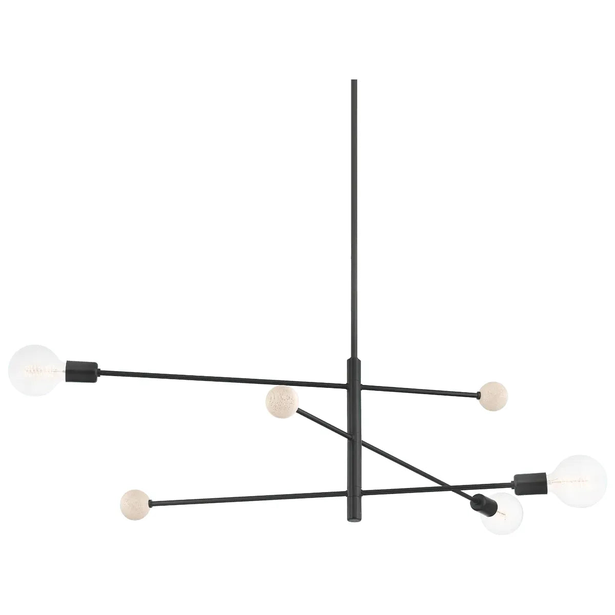 Mitzi - Slater Chandelier - H491803-SBK | Montreal Lighting & Hardware