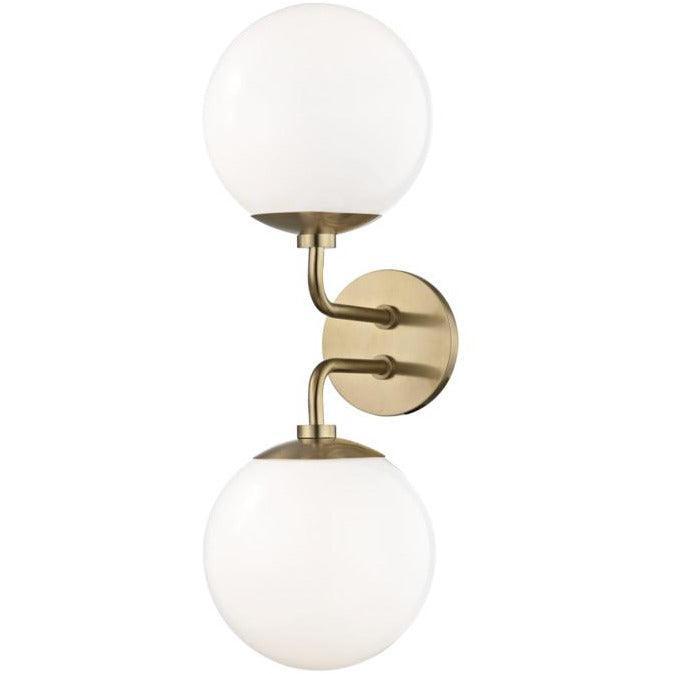 Mitzi - Stella Double Wall Sconce - H105102-AGB | Montreal Lighting & Hardware