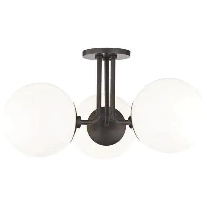 Mitzi - Stella Triple Semi Flush Mount - H105603-AGB | Montreal Lighting & Hardware