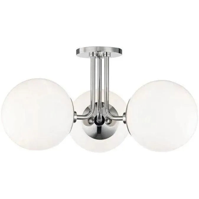 Mitzi - Stella Triple Semi Flush Mount - H105603-PN | Montreal Lighting & Hardware