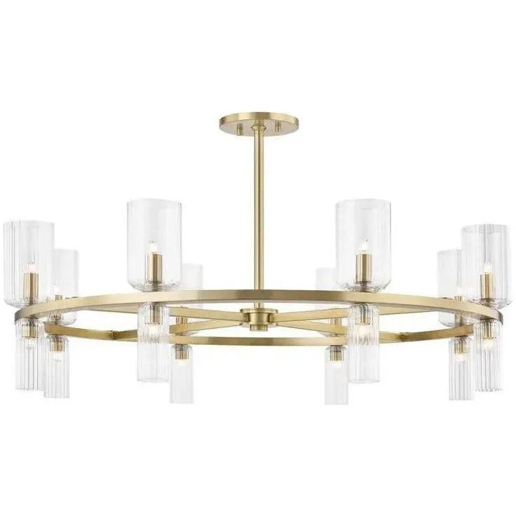 Mitzi - Tabitha Chandelier - H384816-AGB | Montreal Lighting & Hardware