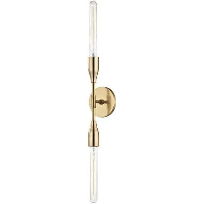 Mitzi - Tara Double Wall Sconce - H116102-AGB | Montreal Lighting & Hardware