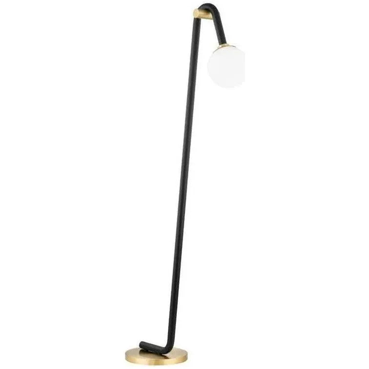 Mitzi - Whit Floor Lamp - HL382401-AGB/BK | Montreal Lighting & Hardware