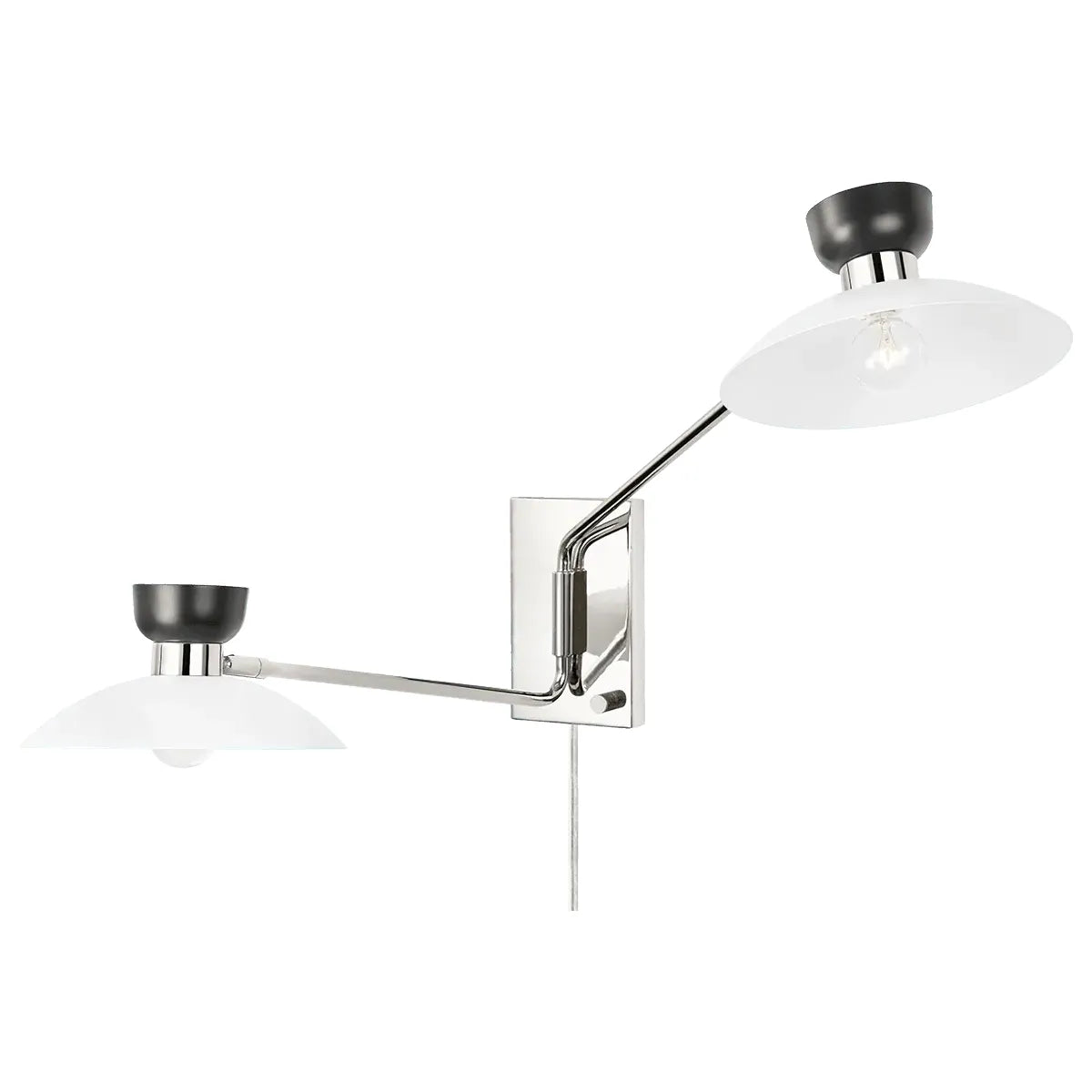 Mitzi - Whitley Wall Sconce Plug In - HL481202-AGB | Montreal Lighting & Hardware