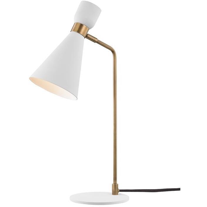 Mitzi - Willa Table Lamp - HL295201-AGB/WH | Montreal Lighting & Hardware