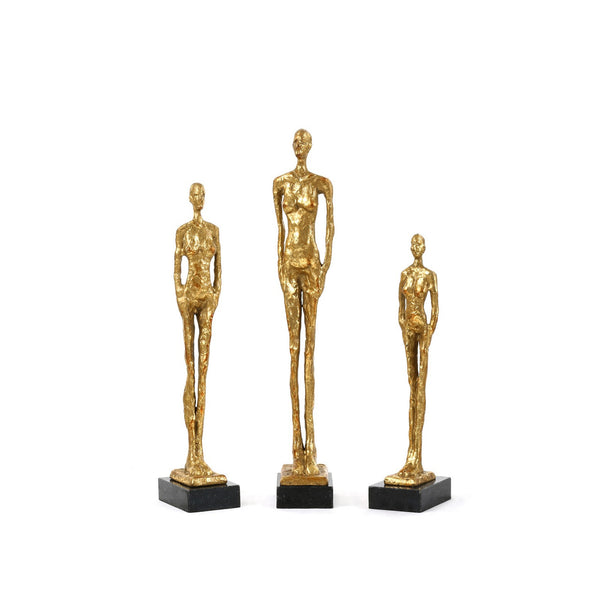 Statues Miles - Ensemble de 3 statues