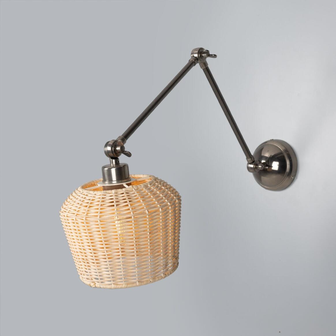 Manila Rattan Small Wall Light