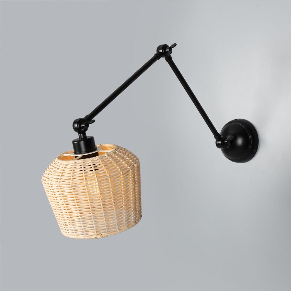 Manila Rattan Small Wall Light