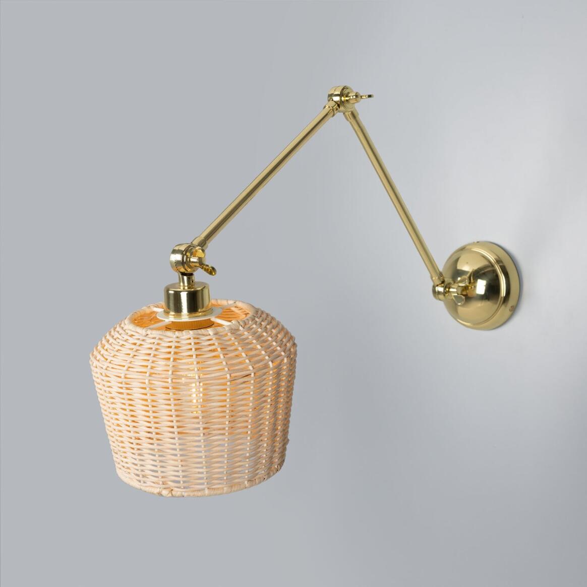 Manila Rattan Small Wall Light