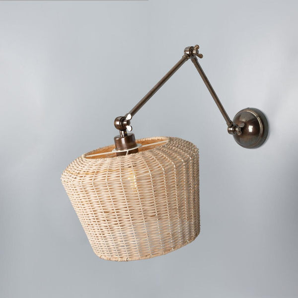 Manila Rattan Large Wall Light