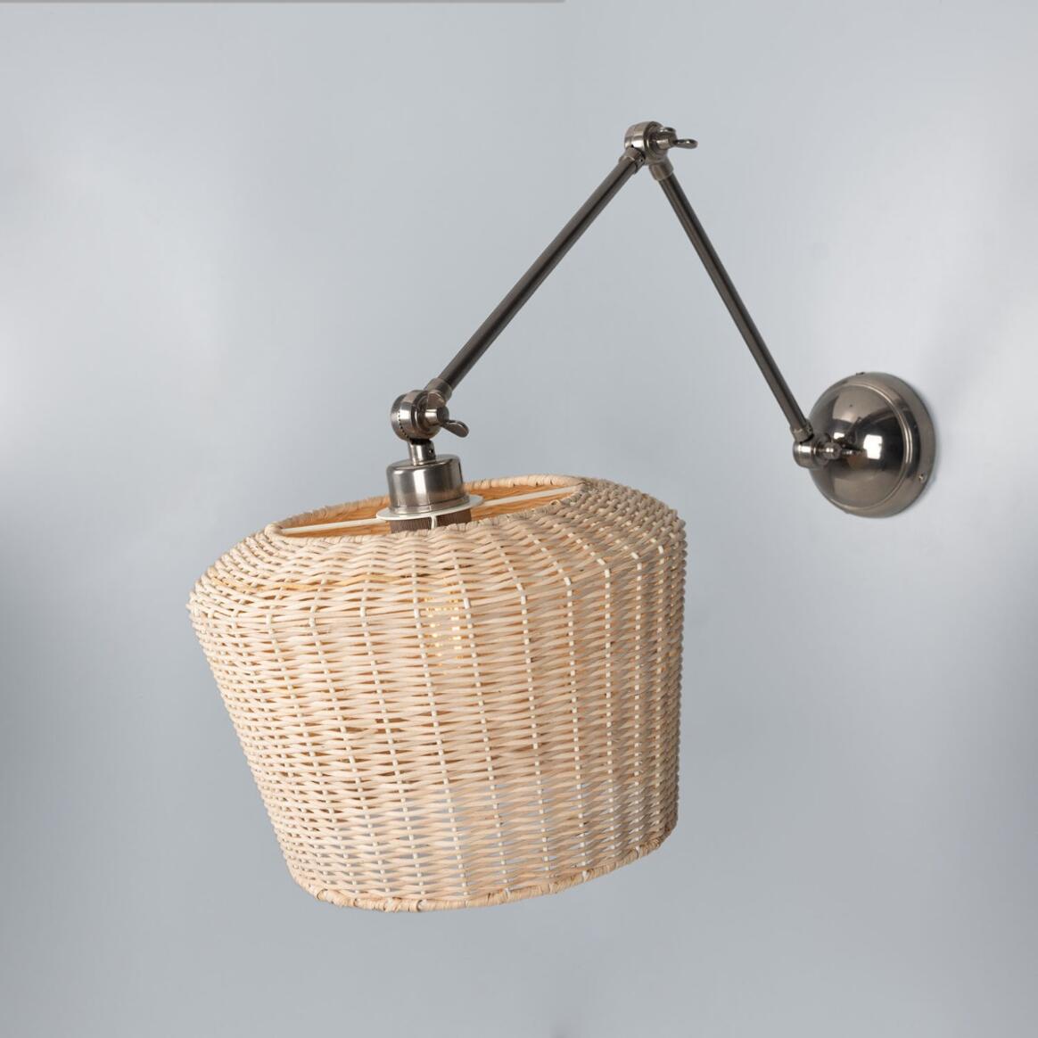 Manila Rattan Large Wall Light