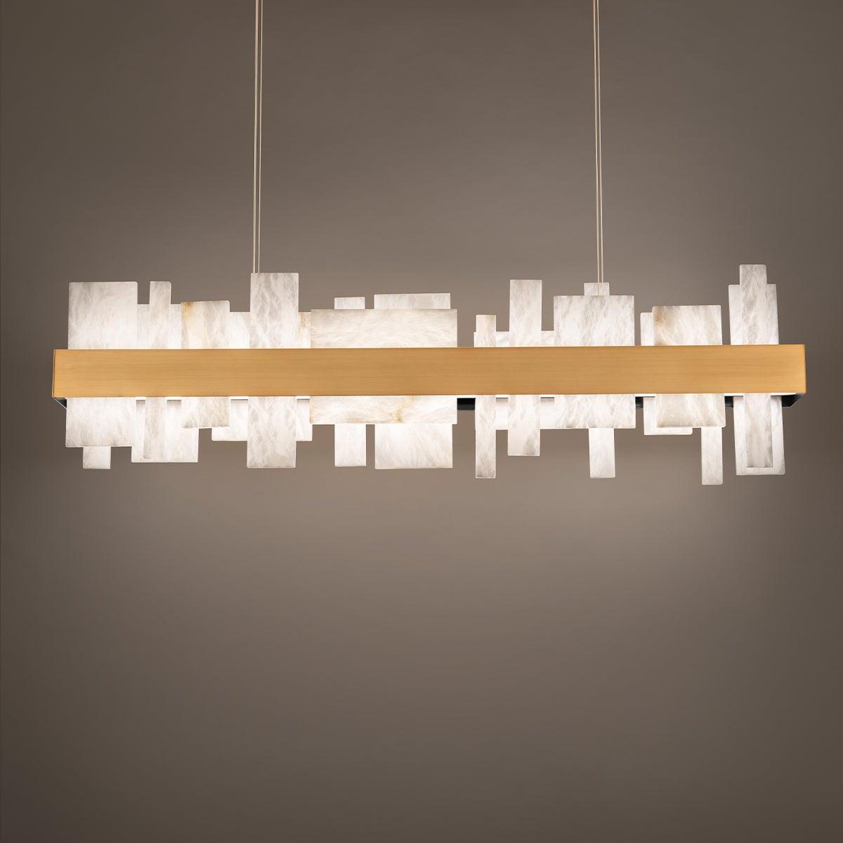 Modern Forms - Acropolis LED Chandelier - PD-68146-AB | Montreal Lighting & Hardware