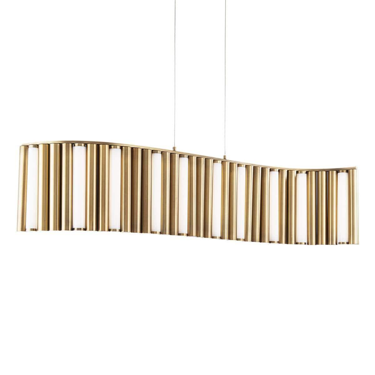 Modern Forms - Aretha LED Linear Pendant - PD-74045-AB | Montreal Lighting & Hardware