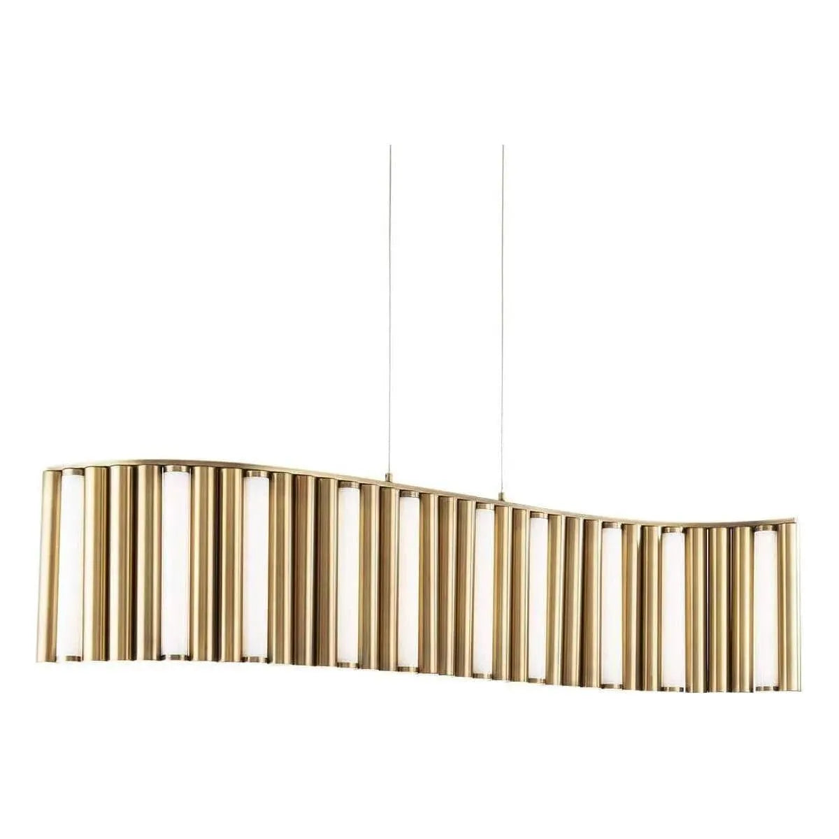 Modern Forms - Aretha LED Linear Pendant - PD-74045-AB | Montreal Lighting & Hardware