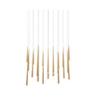 Modern Forms - Cascade LED Crystal Linear Pendant, 23-Light - PD-41723L-AB | Montreal Lighting & Hardware