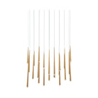 Modern Forms - Cascade LED Crystal Linear Pendant, 23-Light - PD-41723L-AB | Montreal Lighting & Hardware