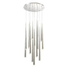 Modern Forms - Cascade LED Crystal Multi-Light Pendant, 15-Light - PD-41715R-PN | Montreal Lighting & Hardware
