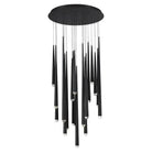Modern Forms - Cascade LED Crystal Multi-Light Pendant, 21-Light - PD-41721R-BK | Montreal Lighting & Hardware