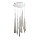 Modern Forms - Cascade LED Crystal Multi-Light Pendant, 21-Light - PD-41721R-PN | Montreal Lighting & Hardware