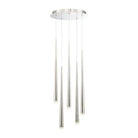 Modern Forms - Cascade LED Crystal Multi-Light Pendant, 5-Light - PD-41705R-PN | Montreal Lighting & Hardware