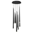 Modern Forms - Cascade LED Crystal Multi-Light Pendant, 9-Light - PD-41709R-BK | Montreal Lighting & Hardware