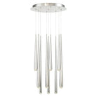 Modern Forms - Cascade LED Crystal Multi-Light Pendant, 9-Light - PD-41709R-PN | Montreal Lighting & Hardware