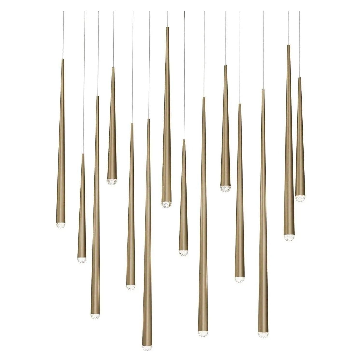 Modern Forms - Cascade LED Linear Pendant - PD-41714L-AB | Montreal Lighting & Hardware