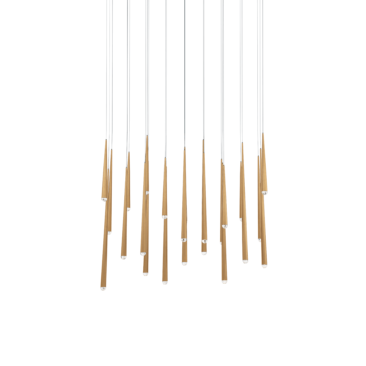 Modern Forms - Cascade LED Linear Pendant - PD-41814L-AB | Montreal Lighting & Hardware