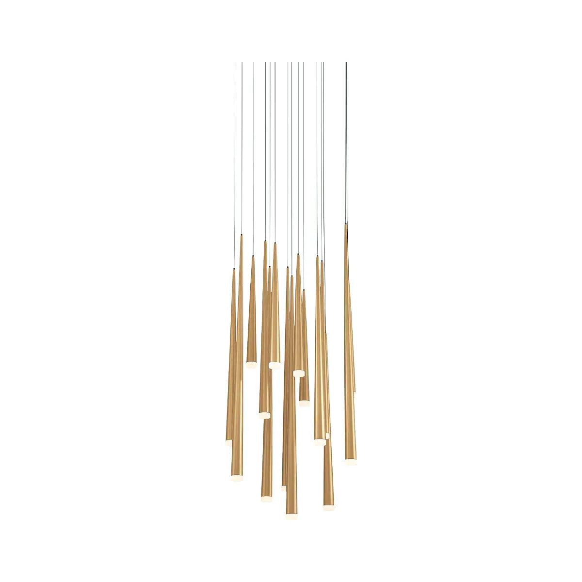 Modern Forms - Cascade LED Multi-Light Pendant, 15-Light - PD-41815R-AB | Montreal Lighting & Hardware