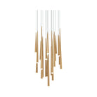 Modern Forms - Cascade LED Multi-Light Pendant, 21-Light - PD-41821R-AB | Montreal Lighting & Hardware