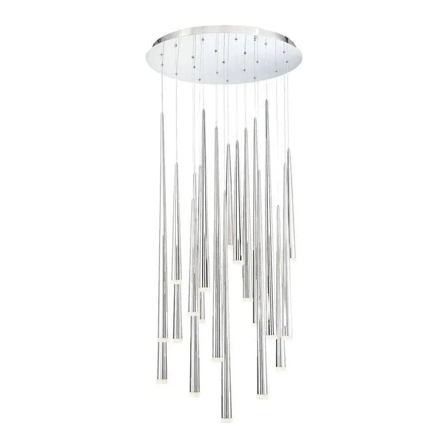 Modern Forms - Cascade LED Multi-Light Pendant, 21-Light - PD-41821R-PN | Montreal Lighting & Hardware