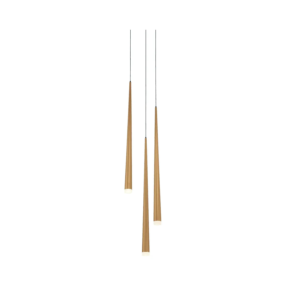 Modern Forms - Cascade LED Multi-Light Pendant, 3-Light - PD-41803R-AB | Montreal Lighting & Hardware