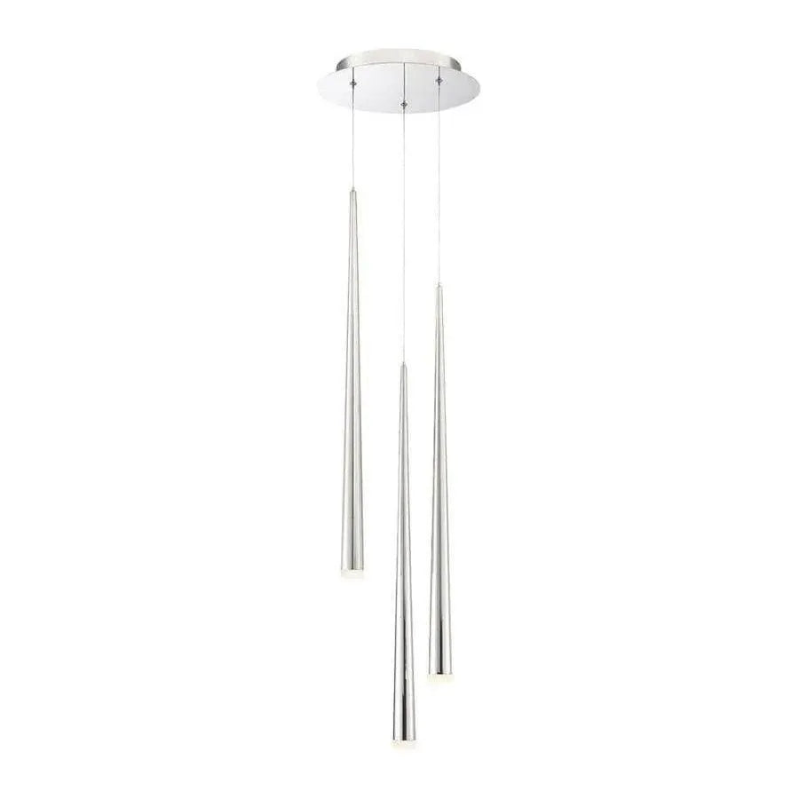 Modern Forms - Cascade LED Multi-Light Pendant, 3-Light - PD-41803R-PN | Montreal Lighting & Hardware
