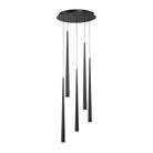 Modern Forms - Cascade LED Multi-Light Pendant, 5-Light - PD-41805R-BK | Montreal Lighting & Hardware